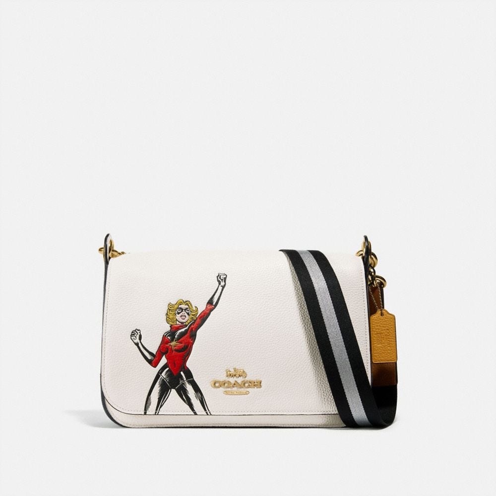 Coach Marvel Jes Messenger With Carol Danvers. NWT